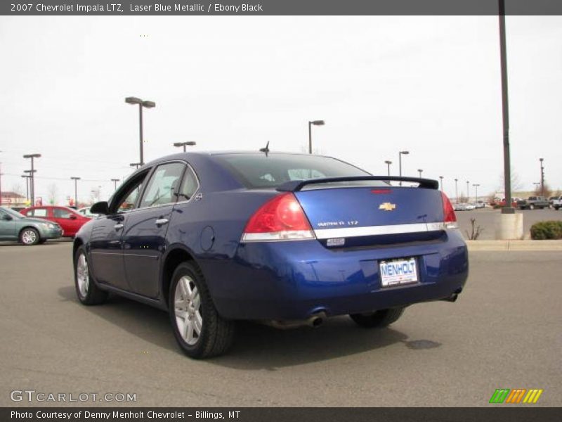 Laser Blue Metallic / Ebony Black 2007 Chevrolet Impala LTZ