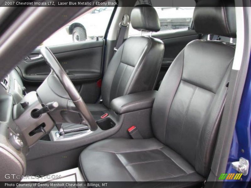 Laser Blue Metallic / Ebony Black 2007 Chevrolet Impala LTZ