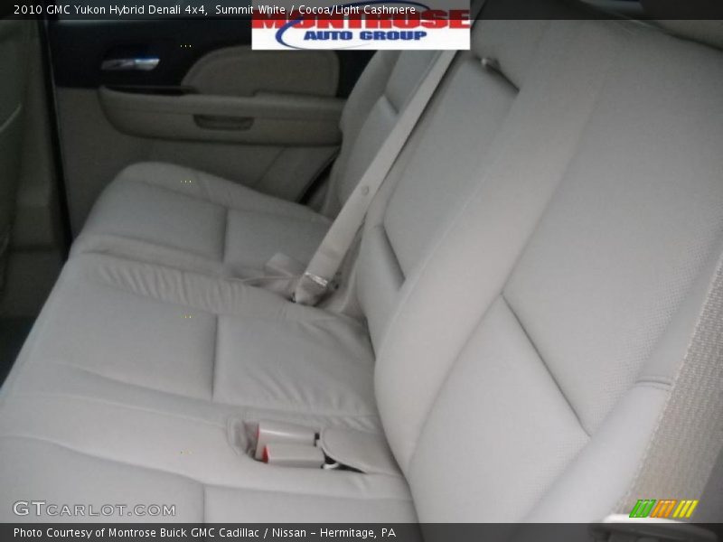 Summit White / Cocoa/Light Cashmere 2010 GMC Yukon Hybrid Denali 4x4