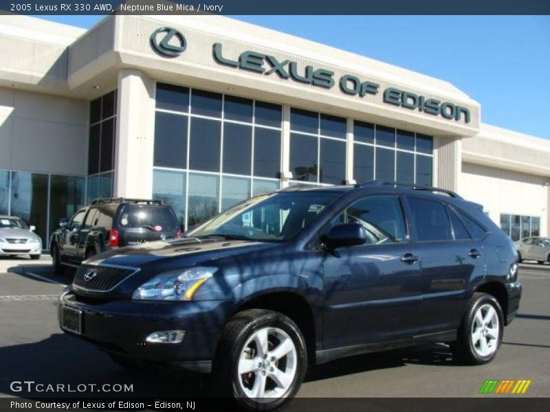 Neptune Blue Mica / Ivory 2005 Lexus RX 330 AWD