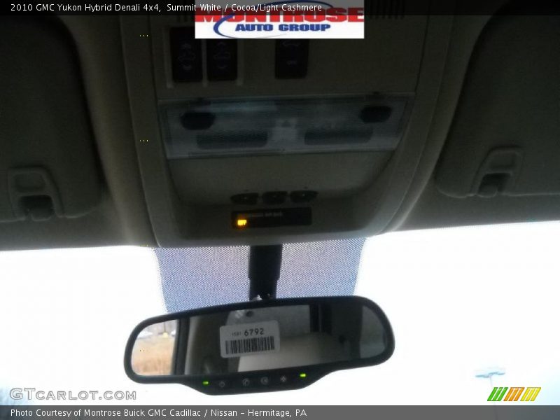 Summit White / Cocoa/Light Cashmere 2010 GMC Yukon Hybrid Denali 4x4