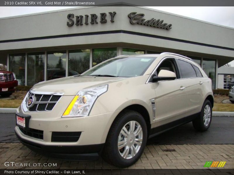 Gold Mist / Shale/Brownstone 2010 Cadillac SRX V6