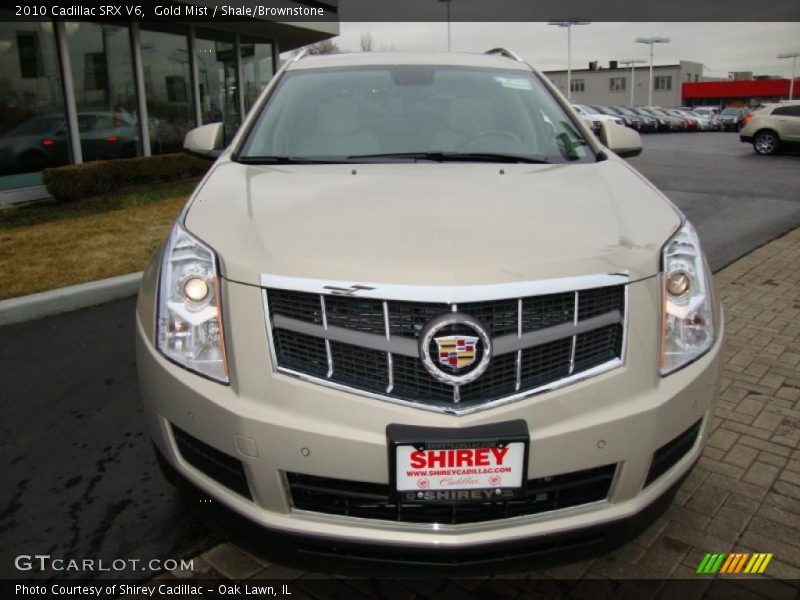 Gold Mist / Shale/Brownstone 2010 Cadillac SRX V6