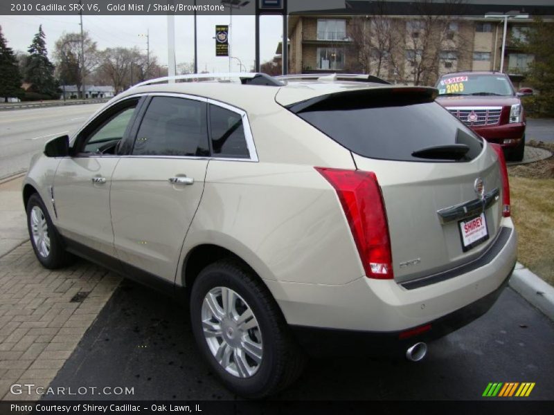 Gold Mist / Shale/Brownstone 2010 Cadillac SRX V6