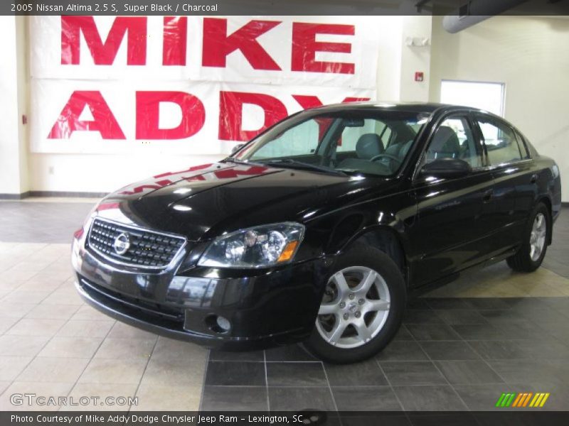 Super Black / Charcoal 2005 Nissan Altima 2.5 S