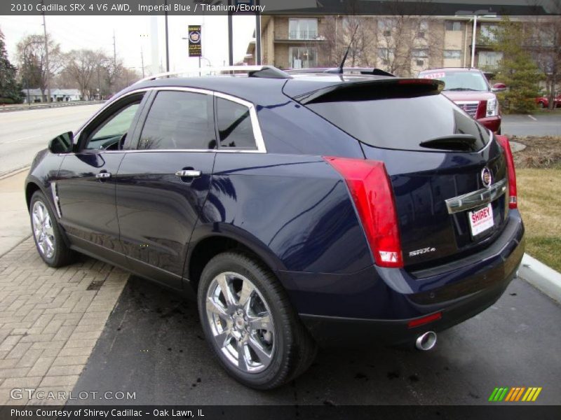 Imperial Blue / Titanium/Ebony 2010 Cadillac SRX 4 V6 AWD