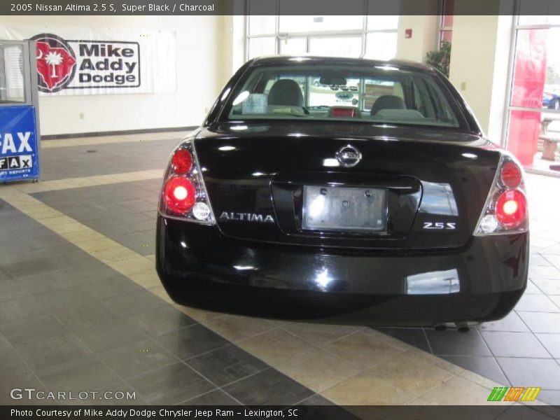 Super Black / Charcoal 2005 Nissan Altima 2.5 S
