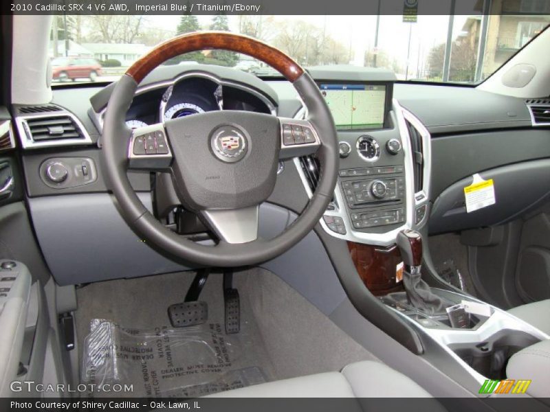 Imperial Blue / Titanium/Ebony 2010 Cadillac SRX 4 V6 AWD
