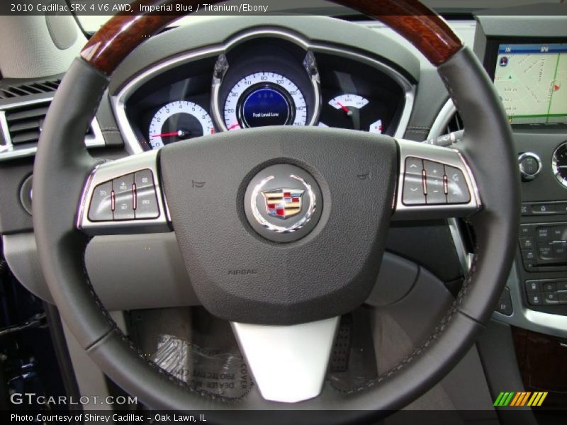 Imperial Blue / Titanium/Ebony 2010 Cadillac SRX 4 V6 AWD