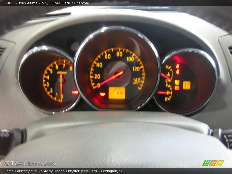 Super Black / Charcoal 2005 Nissan Altima 2.5 S