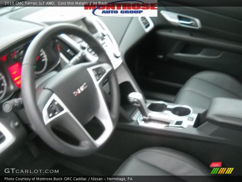 Gold Mist Metallic / Jet Black 2010 GMC Terrain SLT AWD