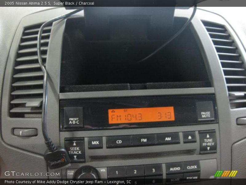 Super Black / Charcoal 2005 Nissan Altima 2.5 S