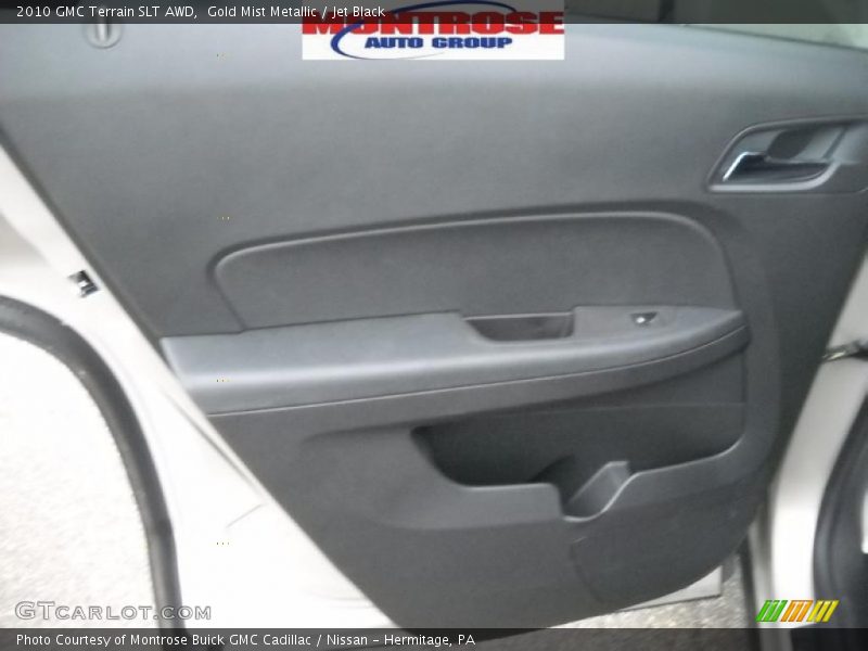 Gold Mist Metallic / Jet Black 2010 GMC Terrain SLT AWD
