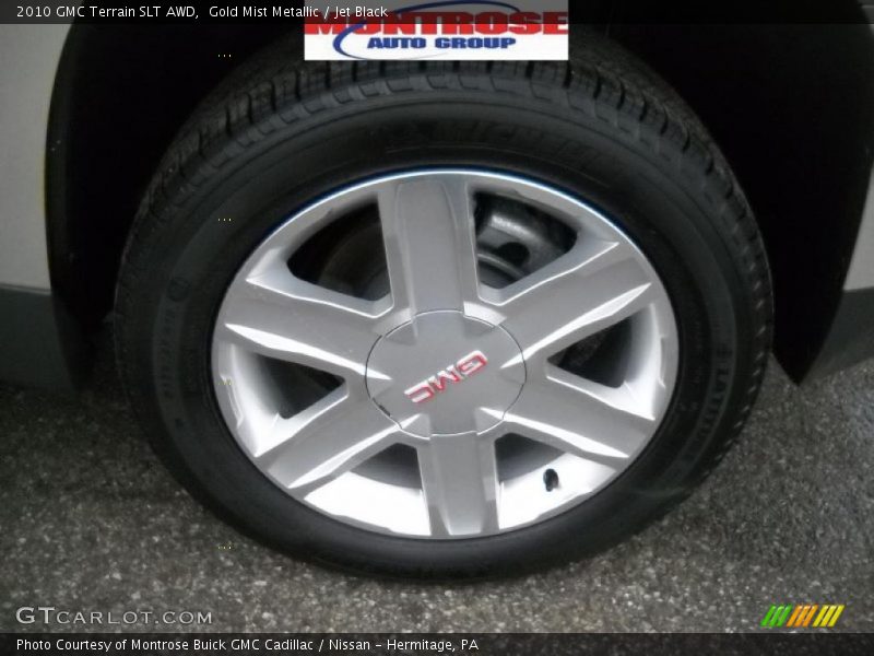 Gold Mist Metallic / Jet Black 2010 GMC Terrain SLT AWD