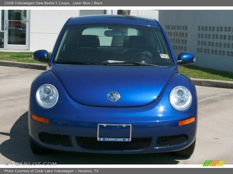 Laser Blue / Black 2008 Volkswagen New Beetle S Coupe