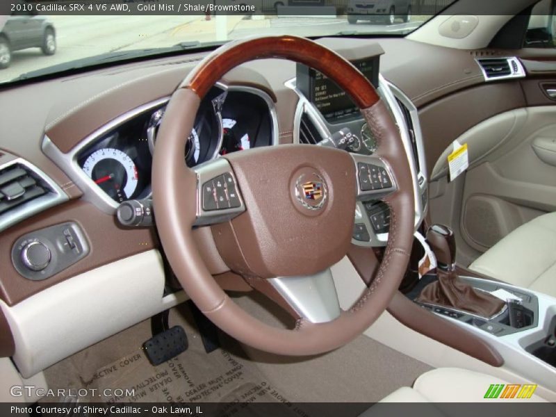 Gold Mist / Shale/Brownstone 2010 Cadillac SRX 4 V6 AWD