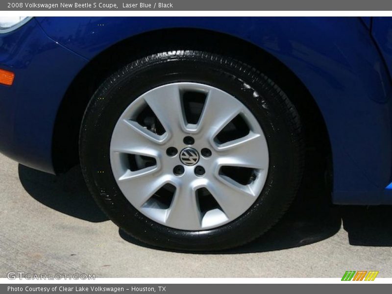 Laser Blue / Black 2008 Volkswagen New Beetle S Coupe