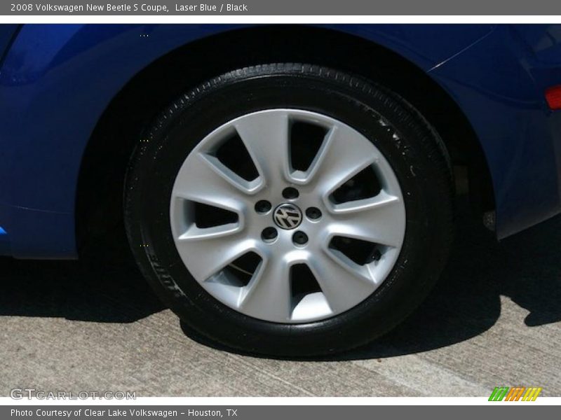 Laser Blue / Black 2008 Volkswagen New Beetle S Coupe