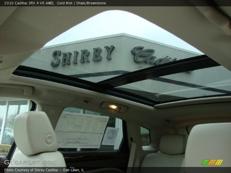Gold Mist / Shale/Brownstone 2010 Cadillac SRX 4 V6 AWD