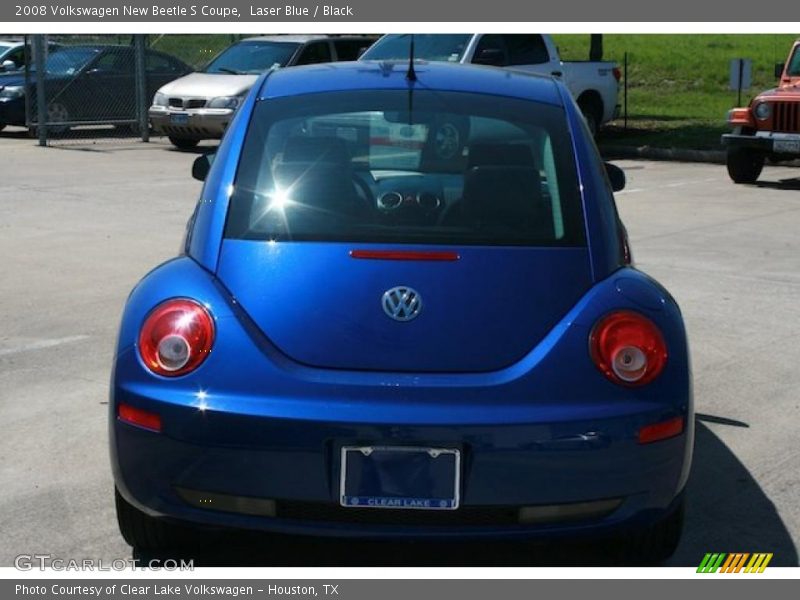 Laser Blue / Black 2008 Volkswagen New Beetle S Coupe