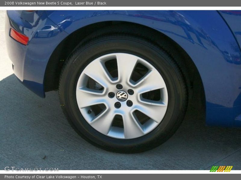 Laser Blue / Black 2008 Volkswagen New Beetle S Coupe
