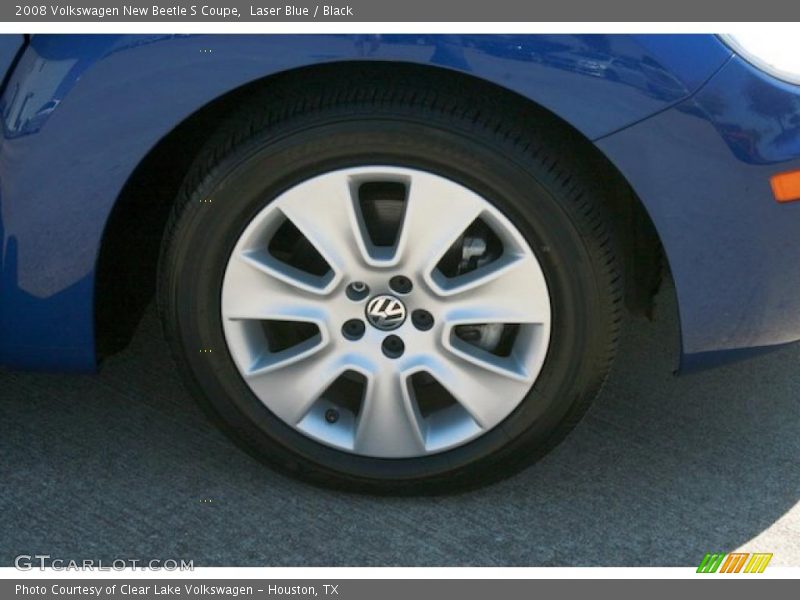 Laser Blue / Black 2008 Volkswagen New Beetle S Coupe