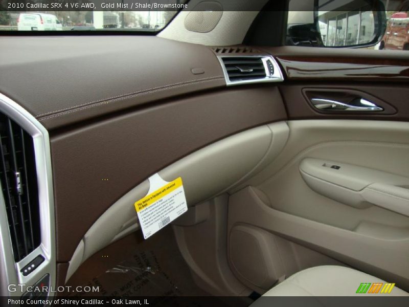 Gold Mist / Shale/Brownstone 2010 Cadillac SRX 4 V6 AWD
