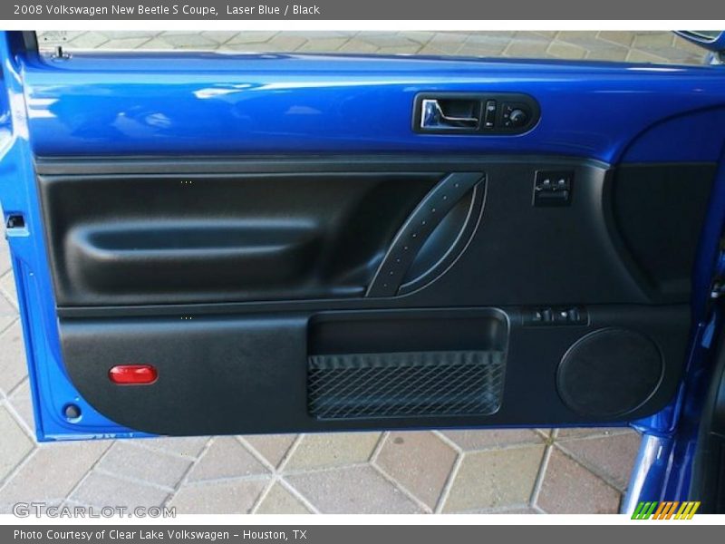 Laser Blue / Black 2008 Volkswagen New Beetle S Coupe