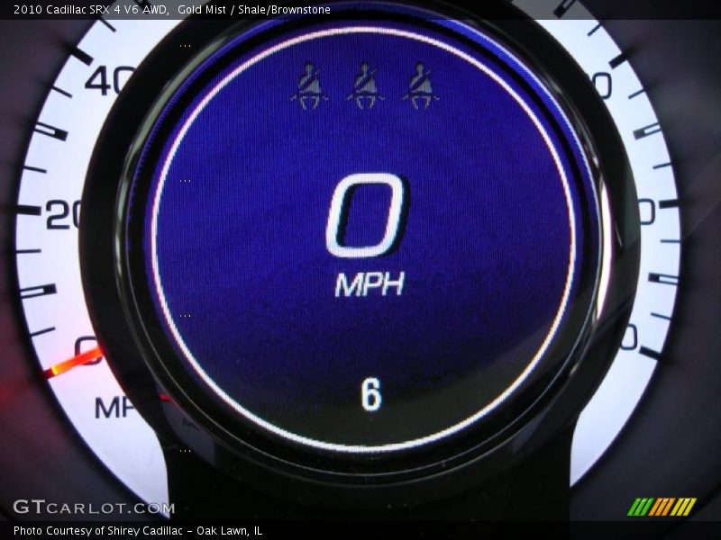 Gold Mist / Shale/Brownstone 2010 Cadillac SRX 4 V6 AWD