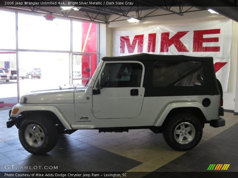Bright Silver Metallic / Dark Slate Gray 2006 Jeep Wrangler Unlimited 4x4