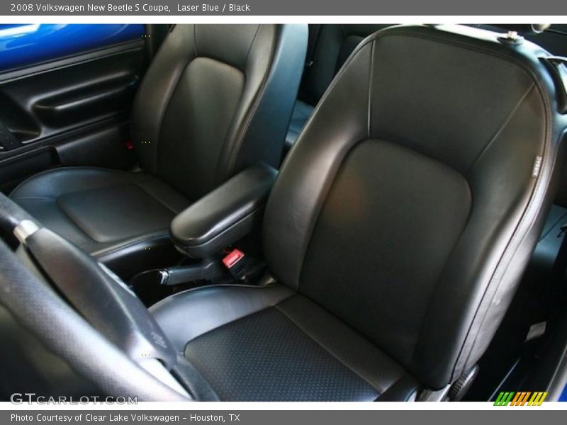 Laser Blue / Black 2008 Volkswagen New Beetle S Coupe