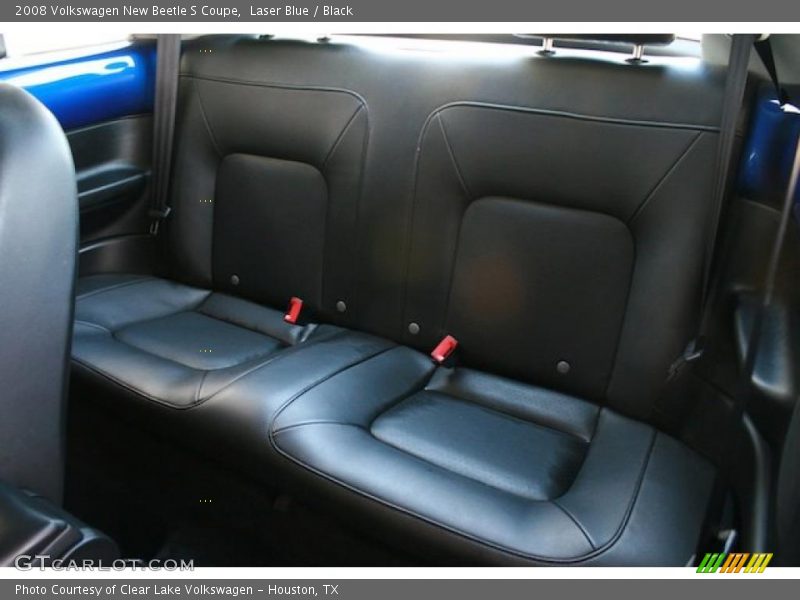 Laser Blue / Black 2008 Volkswagen New Beetle S Coupe