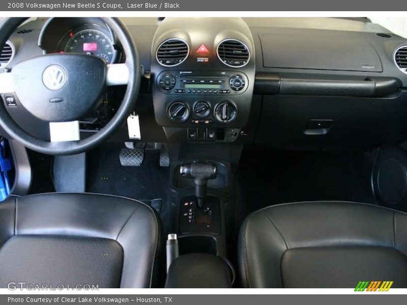Laser Blue / Black 2008 Volkswagen New Beetle S Coupe