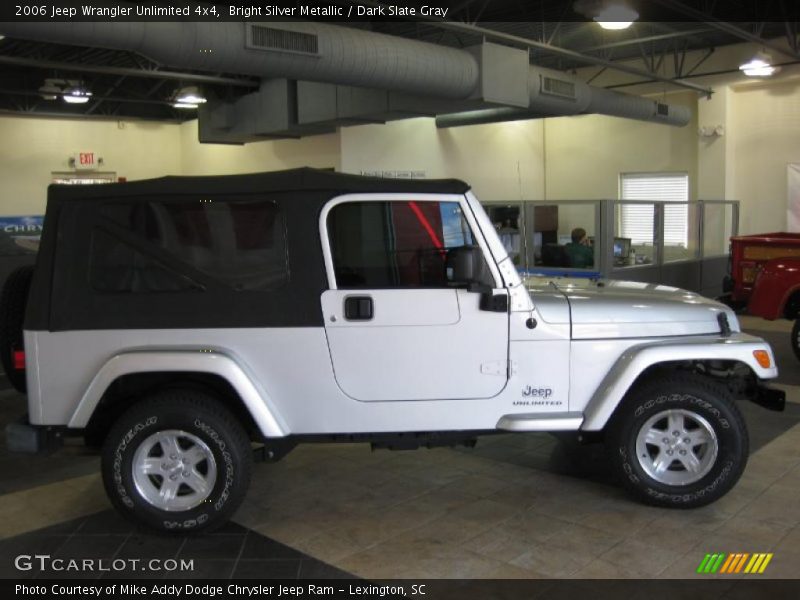Bright Silver Metallic / Dark Slate Gray 2006 Jeep Wrangler Unlimited 4x4