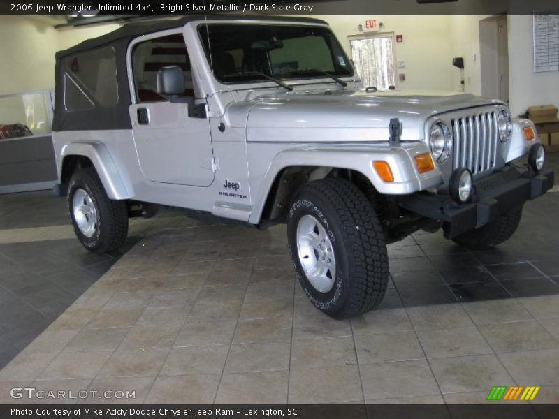 Bright Silver Metallic / Dark Slate Gray 2006 Jeep Wrangler Unlimited 4x4