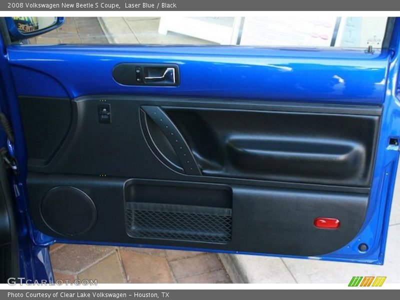 Laser Blue / Black 2008 Volkswagen New Beetle S Coupe