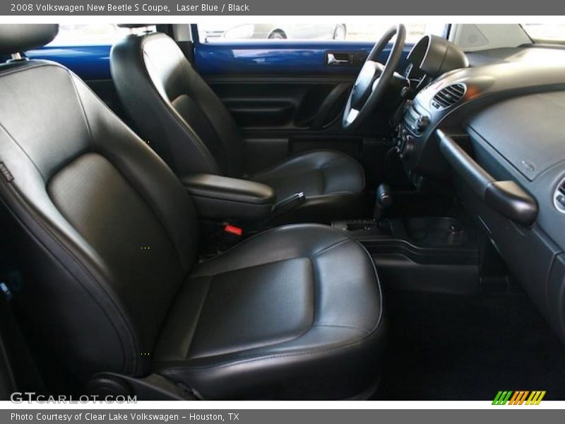 Laser Blue / Black 2008 Volkswagen New Beetle S Coupe
