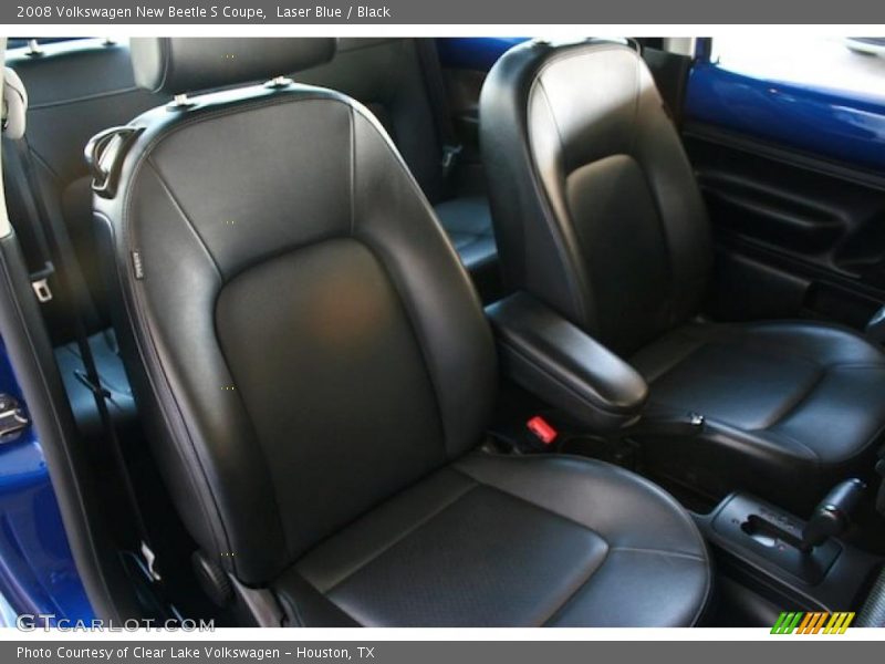 Laser Blue / Black 2008 Volkswagen New Beetle S Coupe