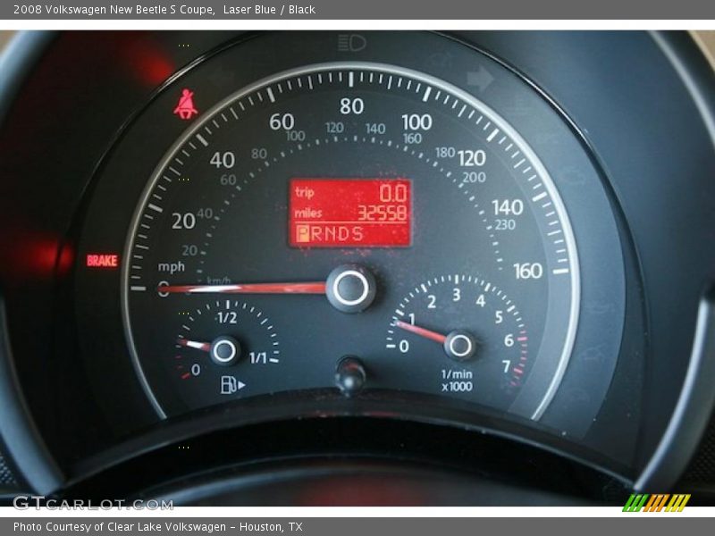 Laser Blue / Black 2008 Volkswagen New Beetle S Coupe