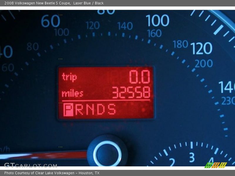 Laser Blue / Black 2008 Volkswagen New Beetle S Coupe