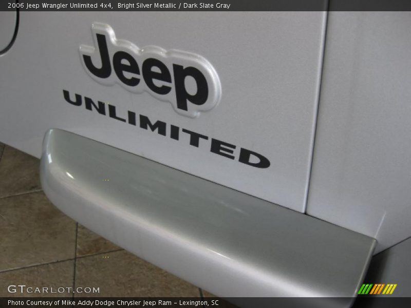 Bright Silver Metallic / Dark Slate Gray 2006 Jeep Wrangler Unlimited 4x4