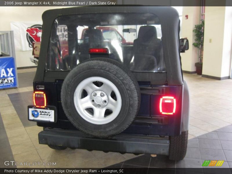 Midnight Blue Pearl / Dark Slate Gray 2006 Jeep Wrangler X 4x4