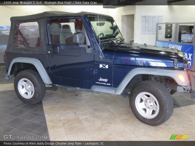 Midnight Blue Pearl / Dark Slate Gray 2006 Jeep Wrangler X 4x4