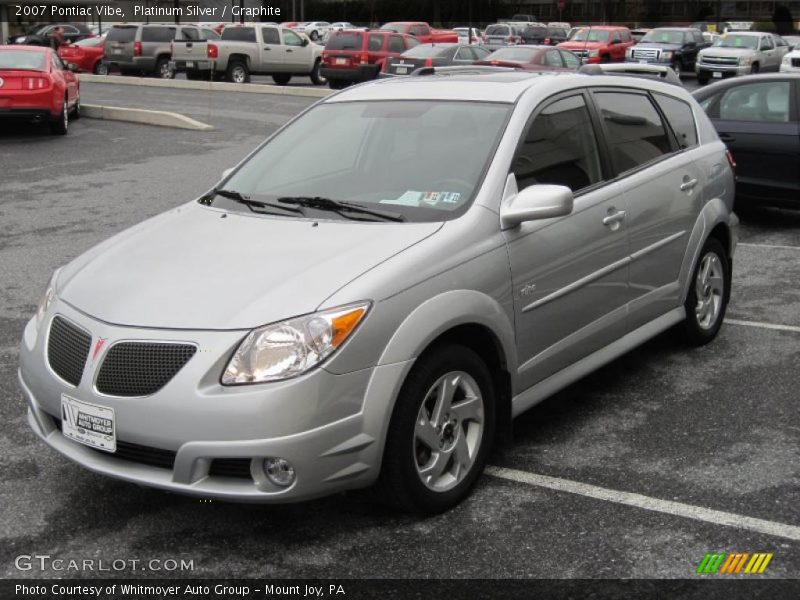 Platinum Silver / Graphite 2007 Pontiac Vibe