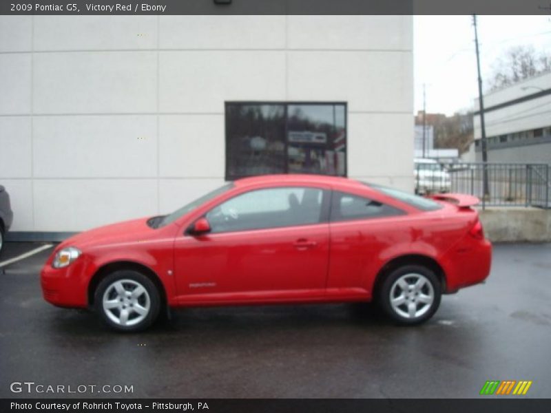 Victory Red / Ebony 2009 Pontiac G5