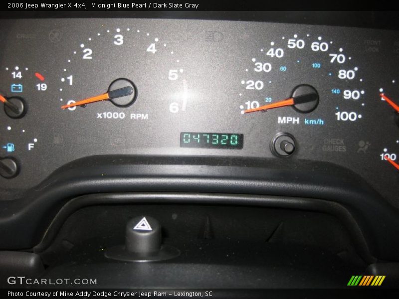 Midnight Blue Pearl / Dark Slate Gray 2006 Jeep Wrangler X 4x4