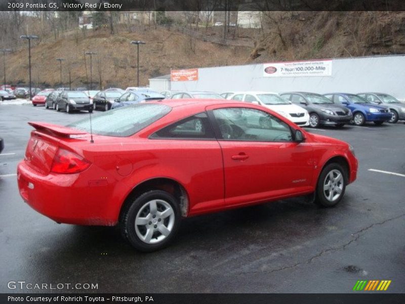 Victory Red / Ebony 2009 Pontiac G5