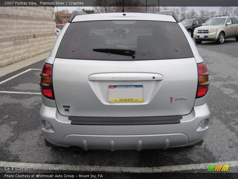 Platinum Silver / Graphite 2007 Pontiac Vibe