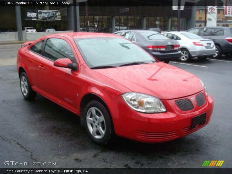 Victory Red / Ebony 2009 Pontiac G5