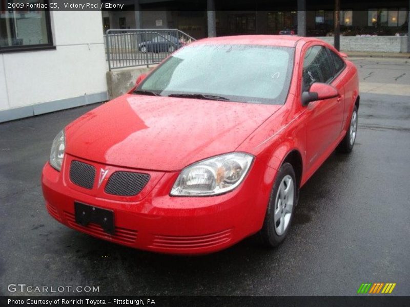 Victory Red / Ebony 2009 Pontiac G5